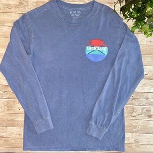 Blue Lacrosse Long Sleeved Shirt Like New sz S